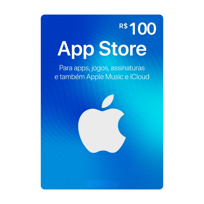 gift card apple 100 reais