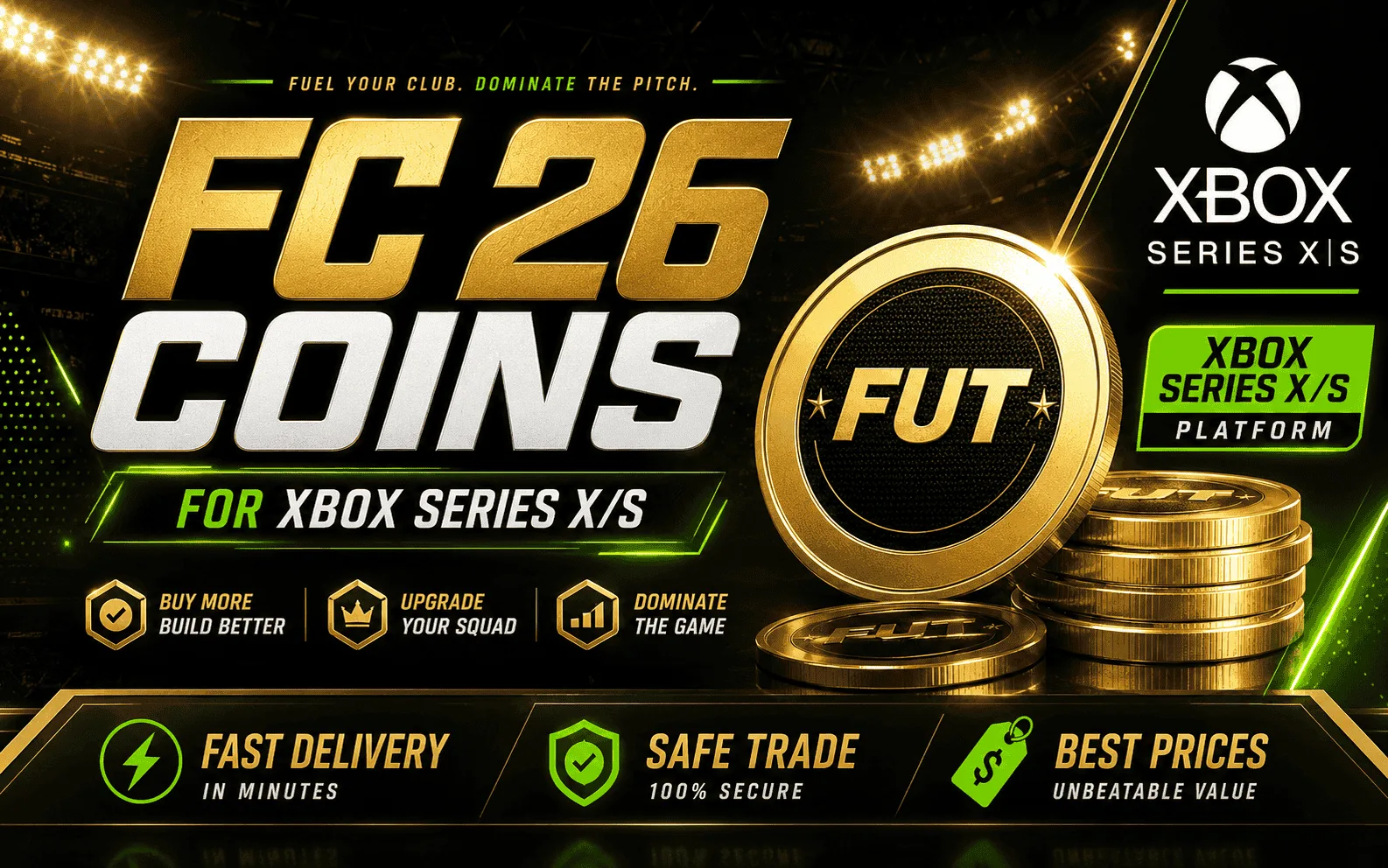 2M coins · Comfort Trade · Xbox Series X|S · EA FC 26